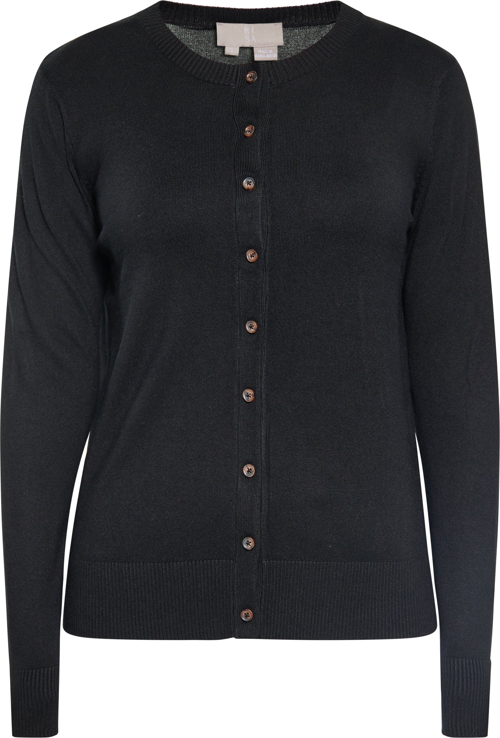 RISA Strickjacke Damen schwarz