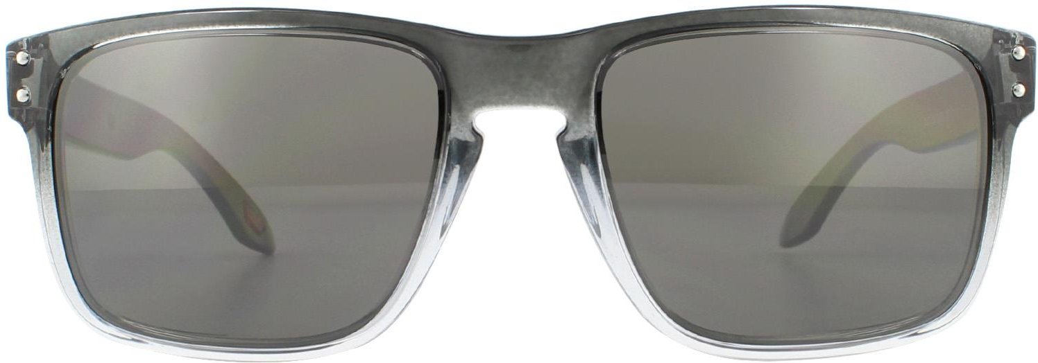 Oakley Lunettes De Soleil Holbrook Oo9102-O2 Encre Sombre Font Fade Prizm Noir Polarisé
