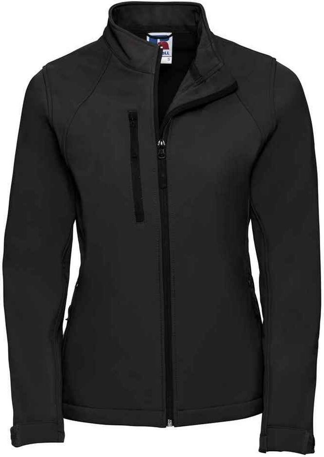 Russell - Softshelljacke 3 Lagen für Damen (Schwarz)