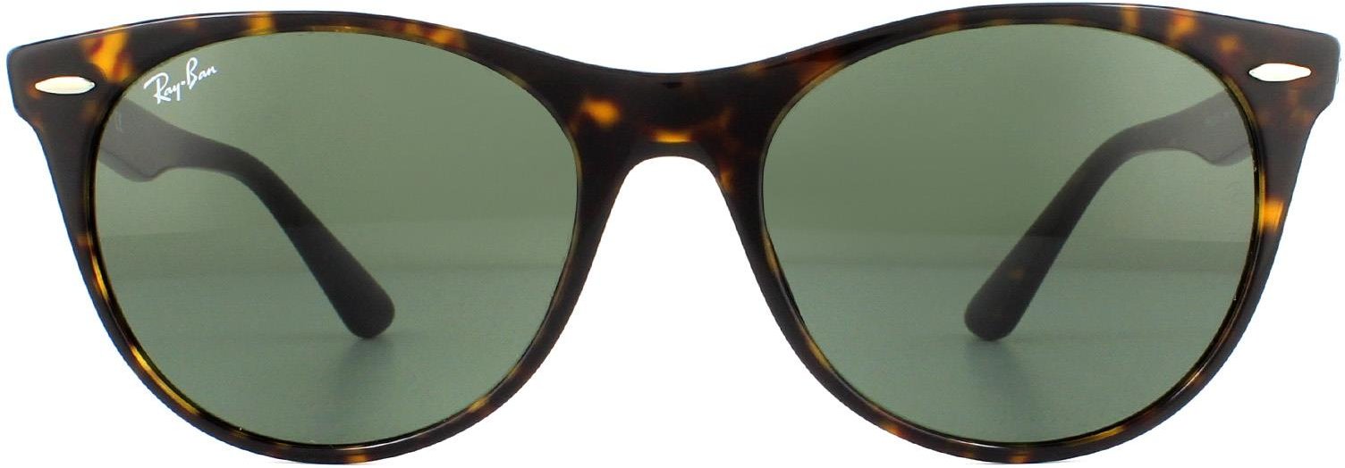Ray-Ban Sonnenbrille Wayfarer II RB2185 902/31 Tortoise Grün Klassisch G-15