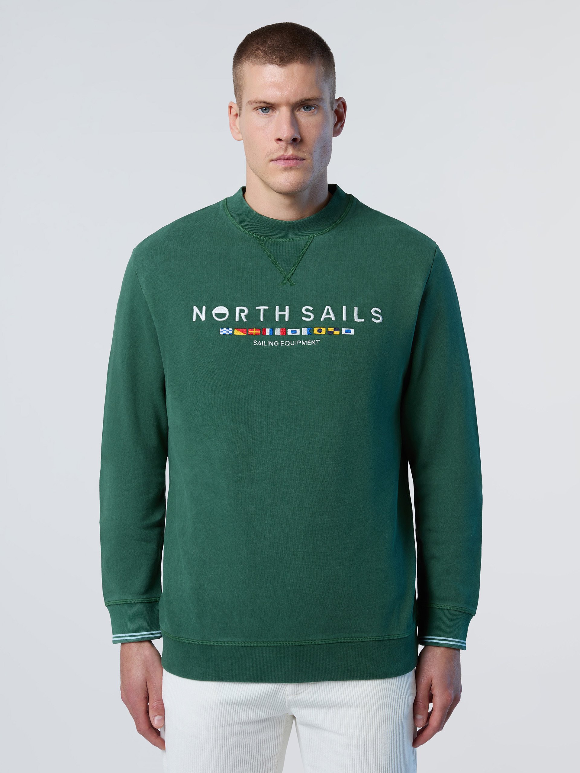 North Sails Sweatshirt With flag embroidery