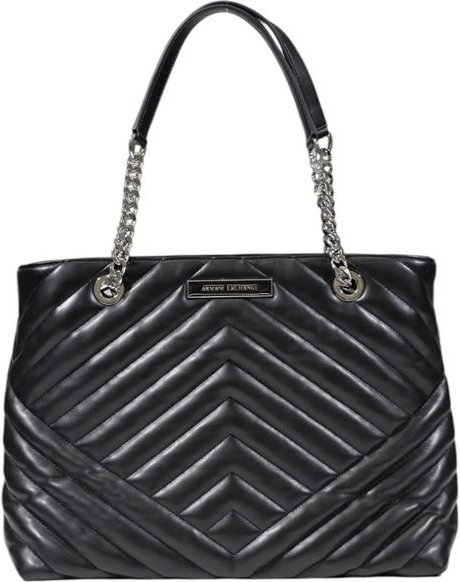 Armani Exchange Schwarze Polyester-Handtasche