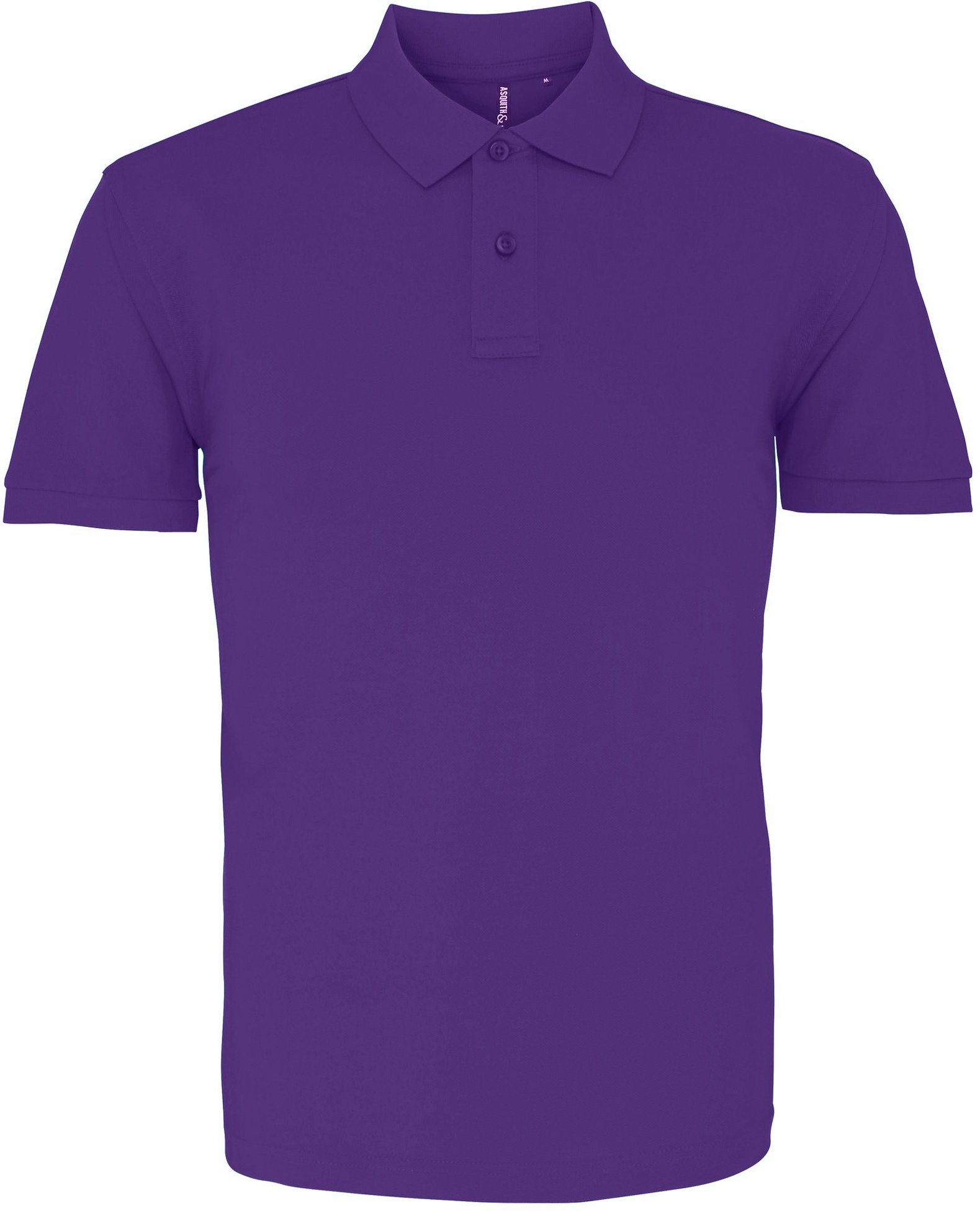 Asquith & Fox Herren-Poloshirt mit kurzen Ärmeln (lila)