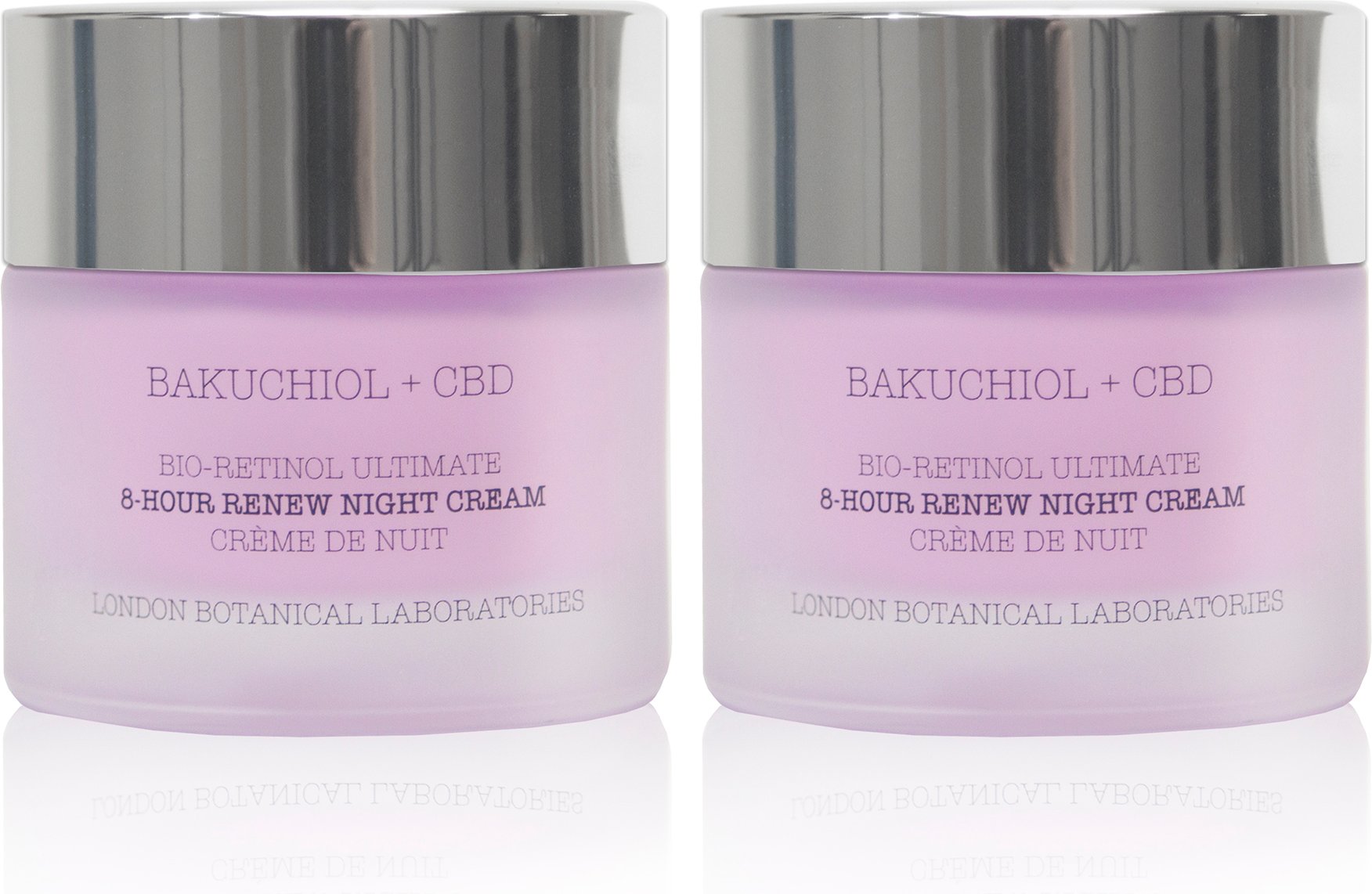 2 x Bakuchiol + CBD | Bio-Retinol Ultimate 8-Hour Renew Nachtcreme 50ml