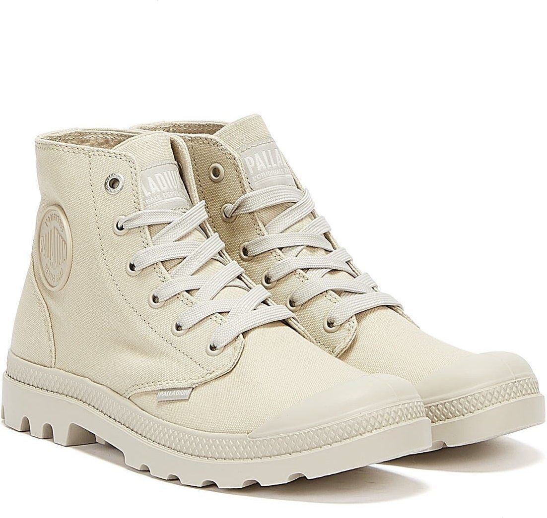 Palladium Pampa Hi Mono Chrome Canvas Graue Stiefel