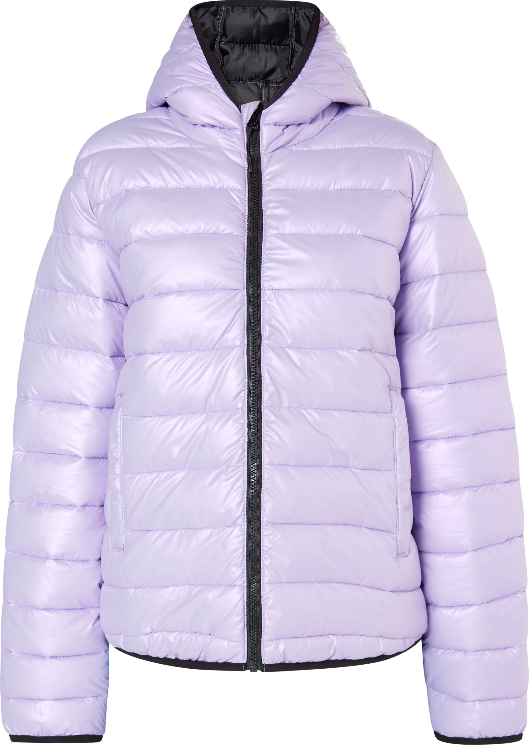Mymo Glänzende Steppjacke Damen Lavendel