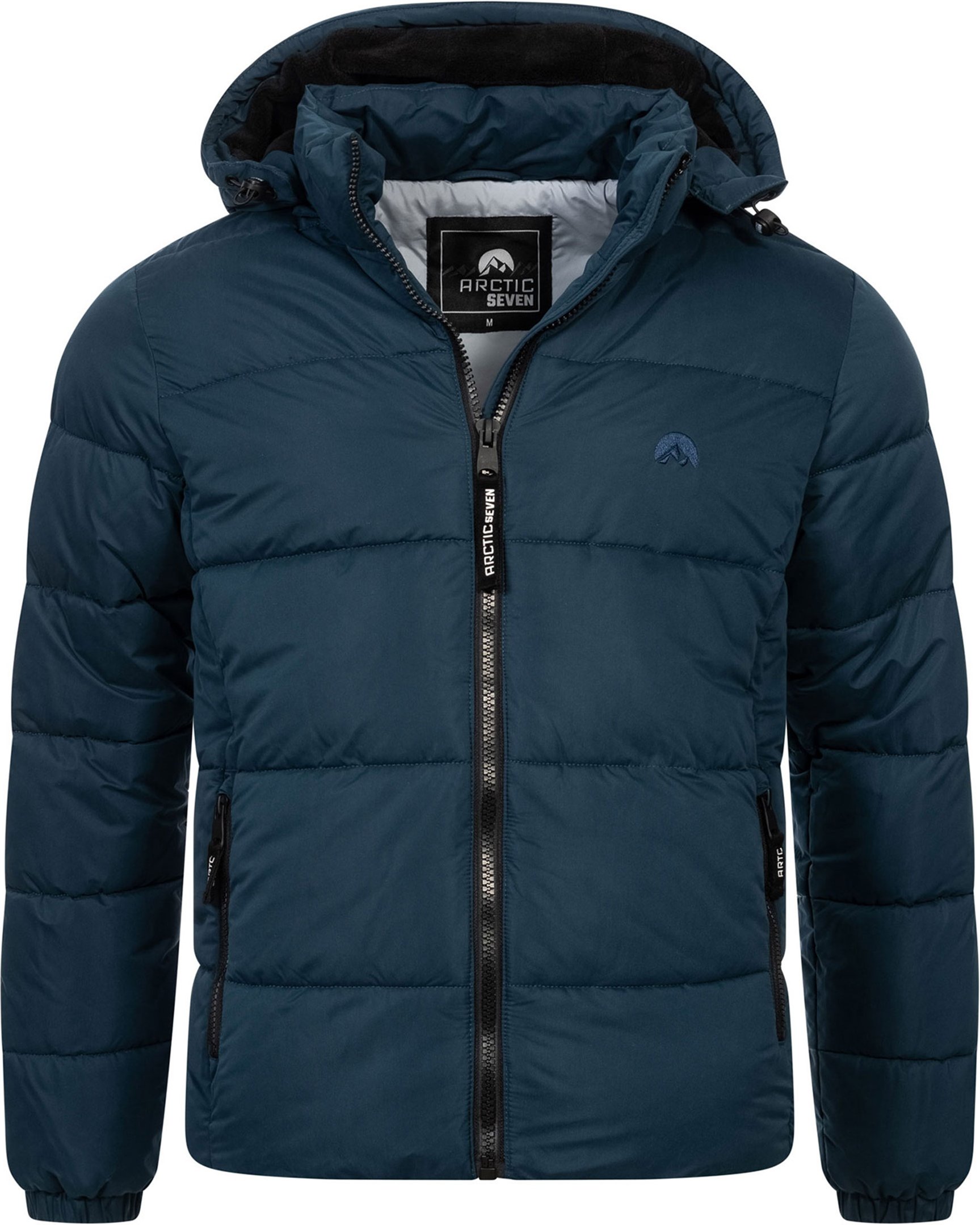 Arctic Seven Herren Winter Steppjacke Navy