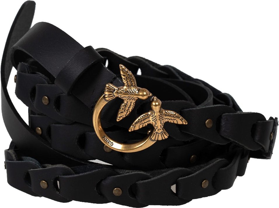 Pinko Gürtel Love Double Belt H2 Damen schwarz