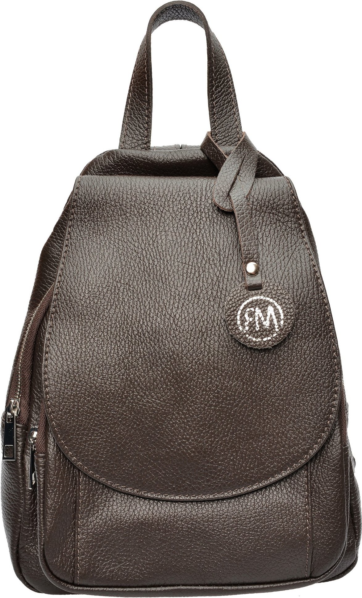 Roberta M Kastanienbraun Rindsledertasche