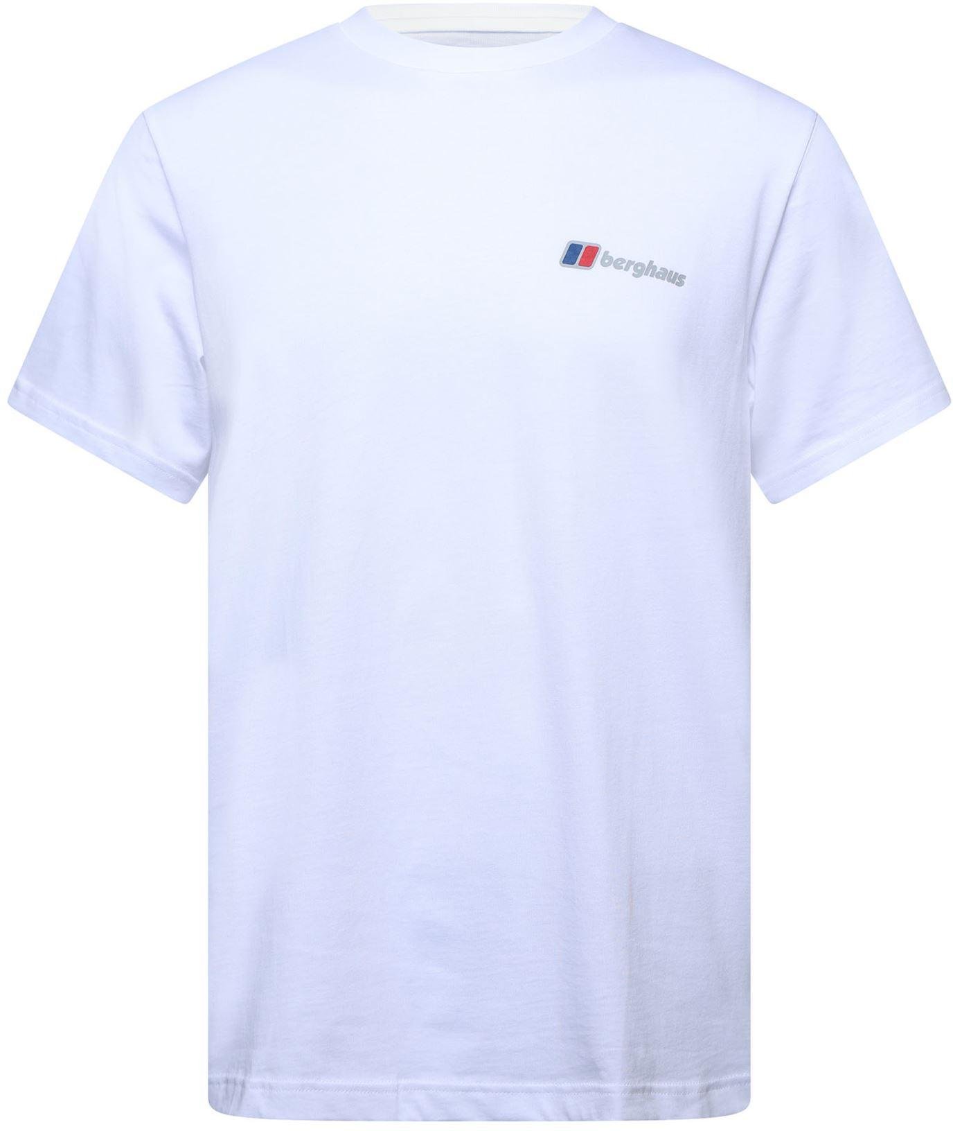 Berghaus - T-Shirt für Herren, Rückseitiger Aufdruck (Weiß)