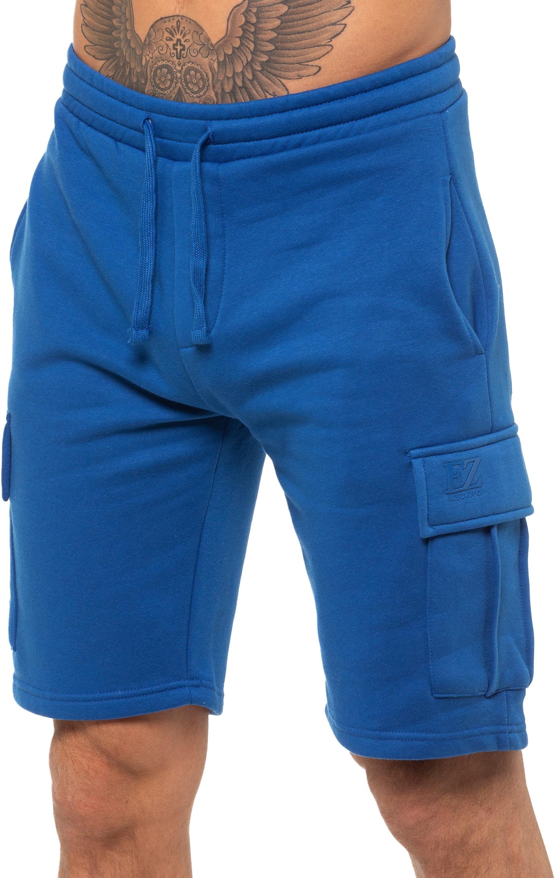 Enzo | Herren Cargo Shorts - Blau