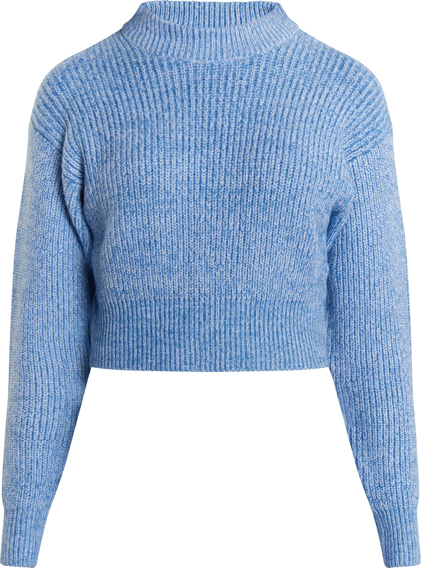Mymo Strickpullover Damen Himmelblau