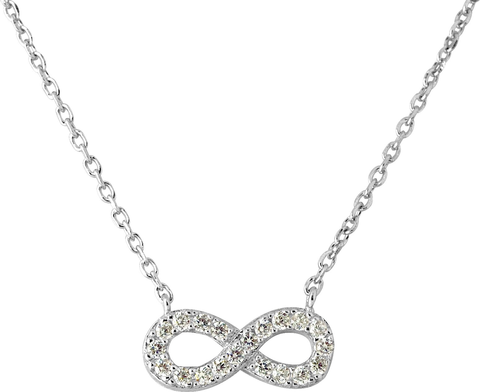 DIADEMA - Halskette - Reines Weiß - Kollektion Crystal Pearl