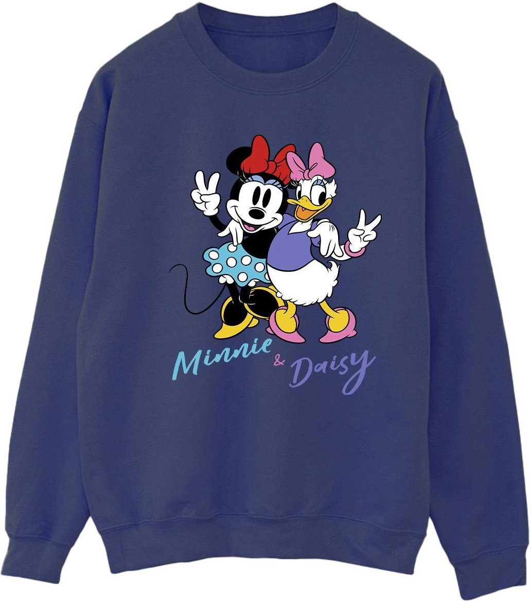 Disney Damen/Damen Minnie Mouse und Daisy Sweatshirt (Marineblau)