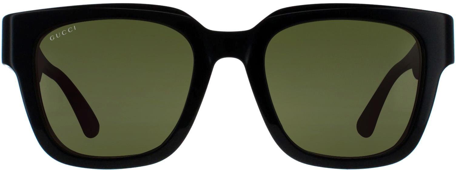 Thumbnail - Gucci Square Herren Schwarz mit Grün und Rot Grün GG1670SK