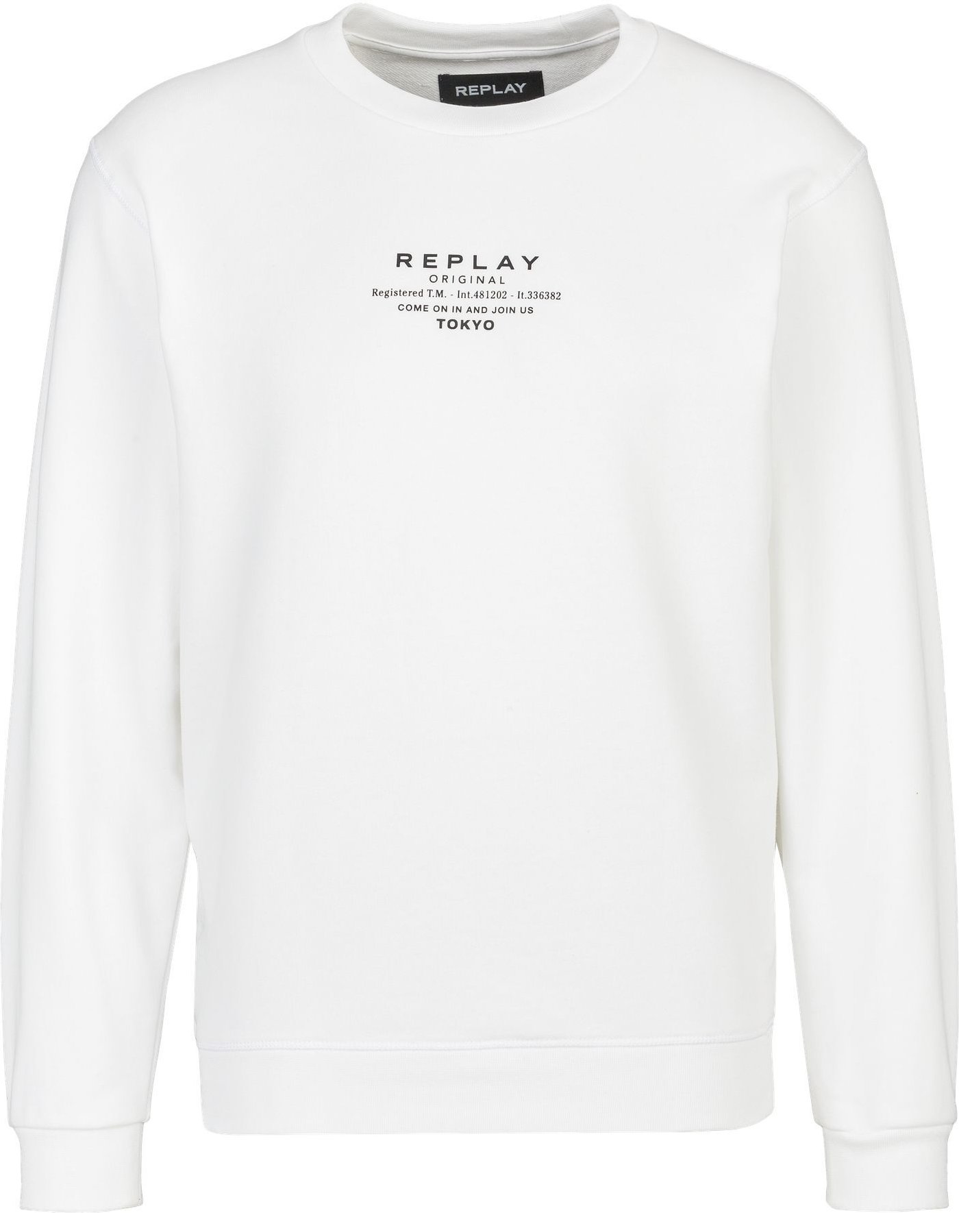 Replay Sweatshirt French Terry Baumwolle-Polyester