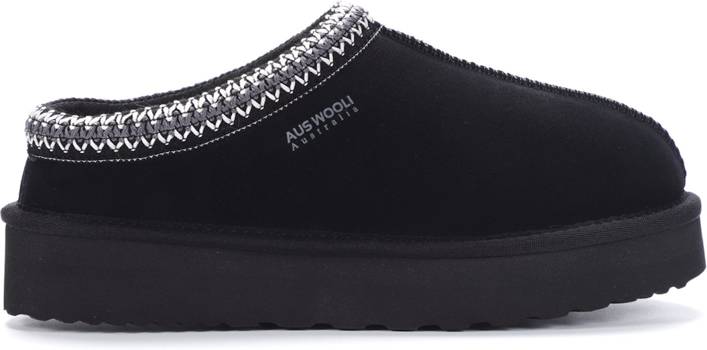 Aus Wooli Australien Mentone Plattform-Slipper