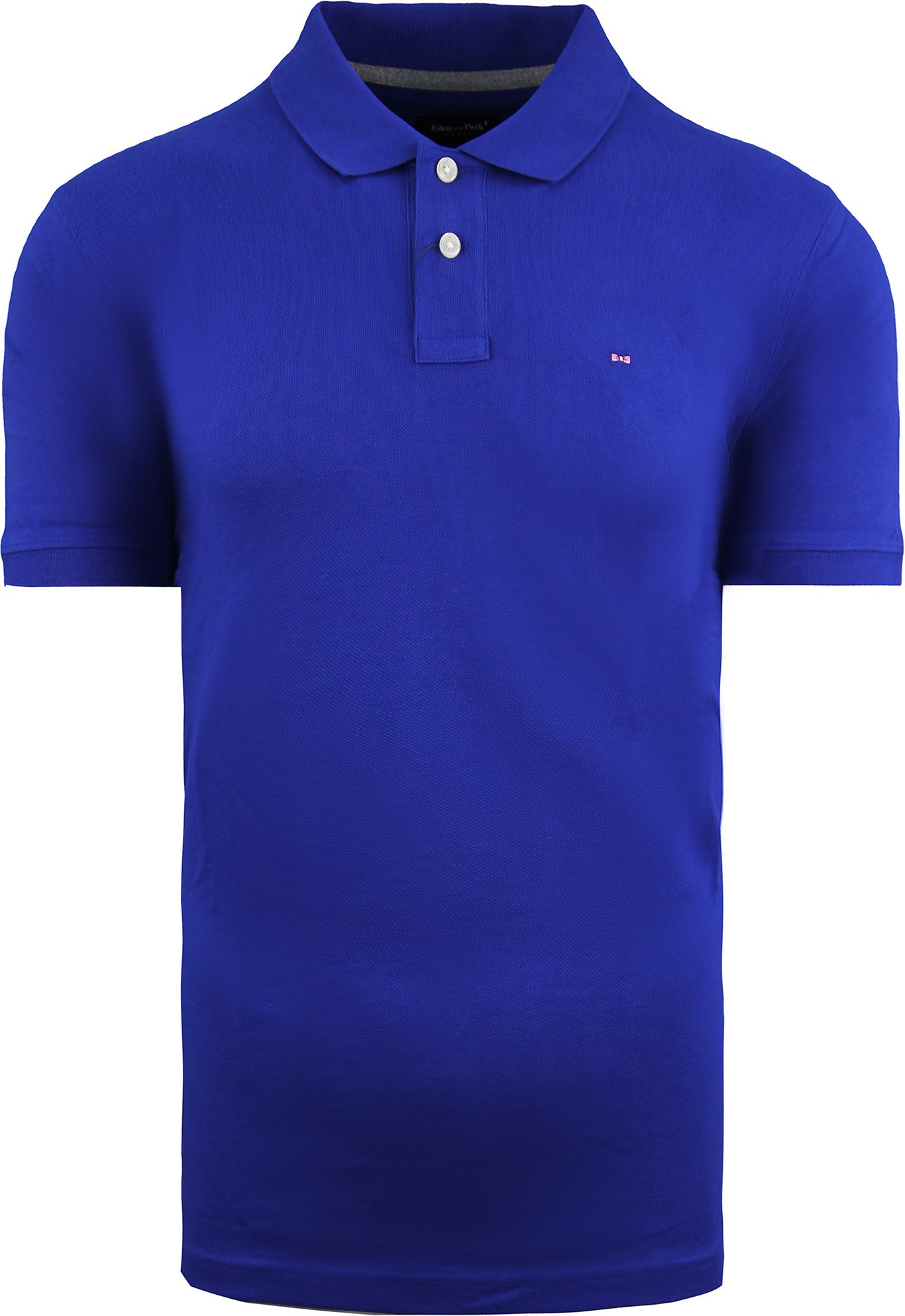 Eden Park Paris Cotton Herren Blue Polo Hemd