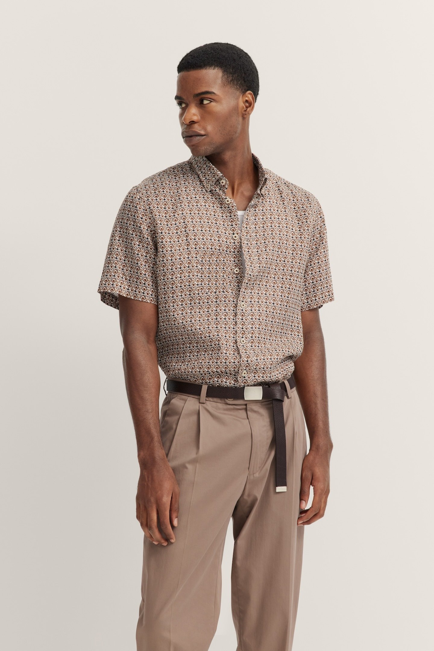 Bugatti Herren Hemd aus Leinen