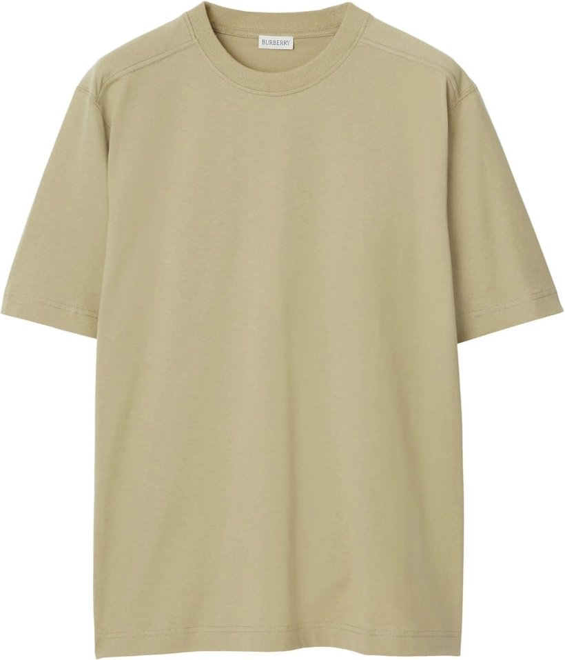 Burberry - Oversize-T-Shirt mit Rundhalsausschnitt in Neutralbeige