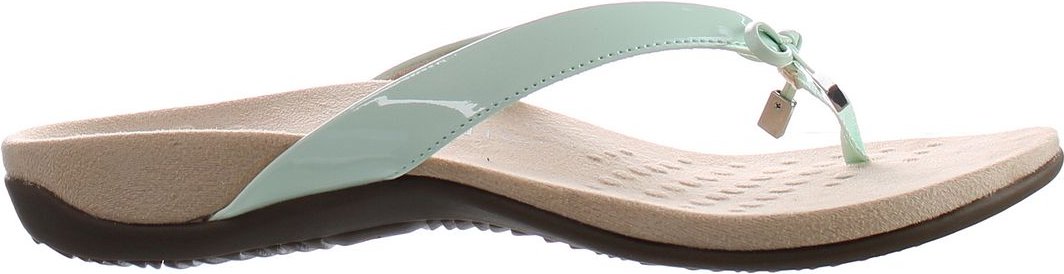 Vionic Bella Green Womens Flip-Flops