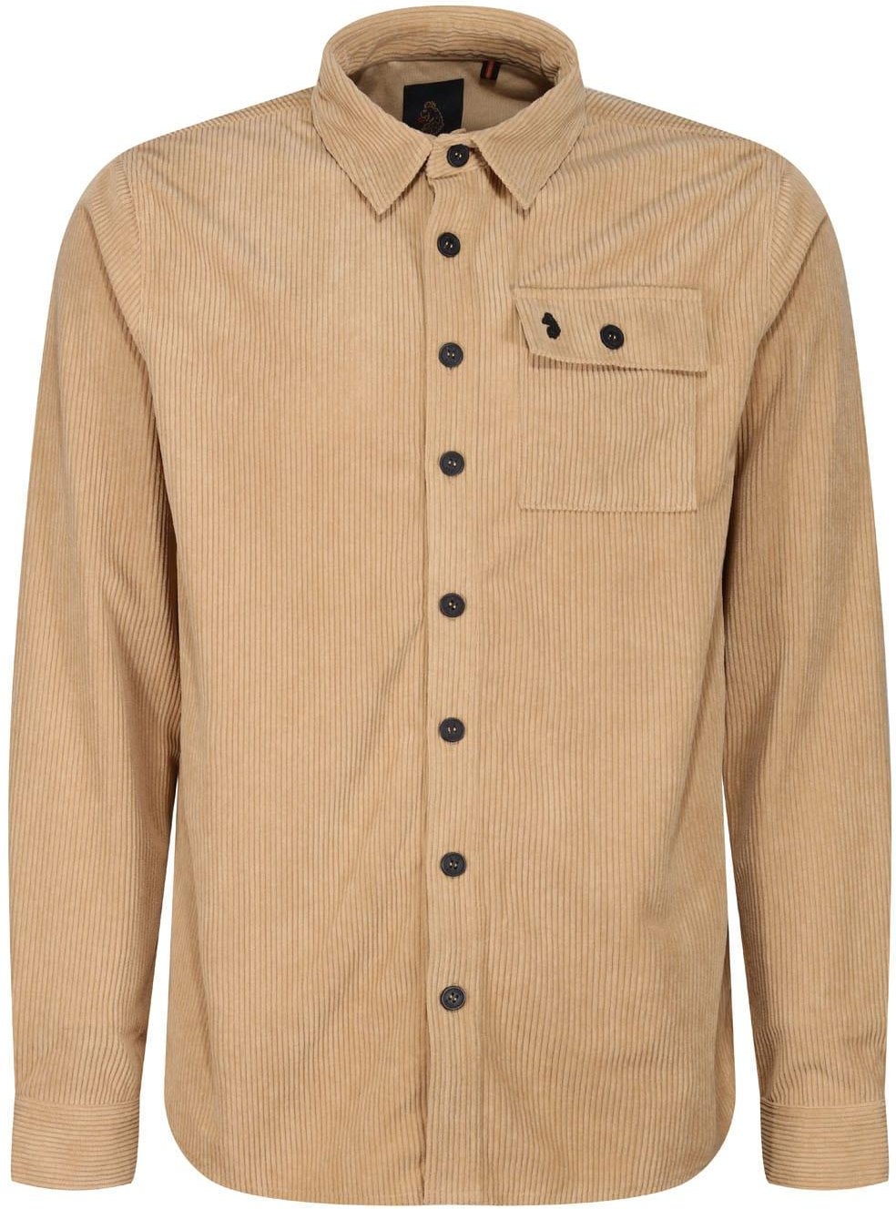 Luke 1977 - "Canberra" Hemd für Herren (Beige)
