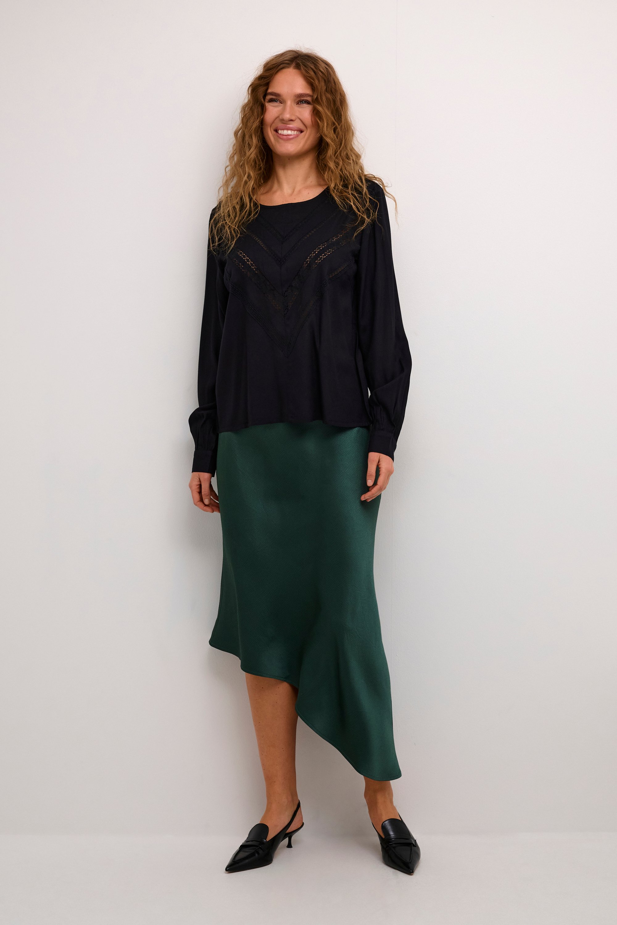 Langarm - Hemd Regular fit Black