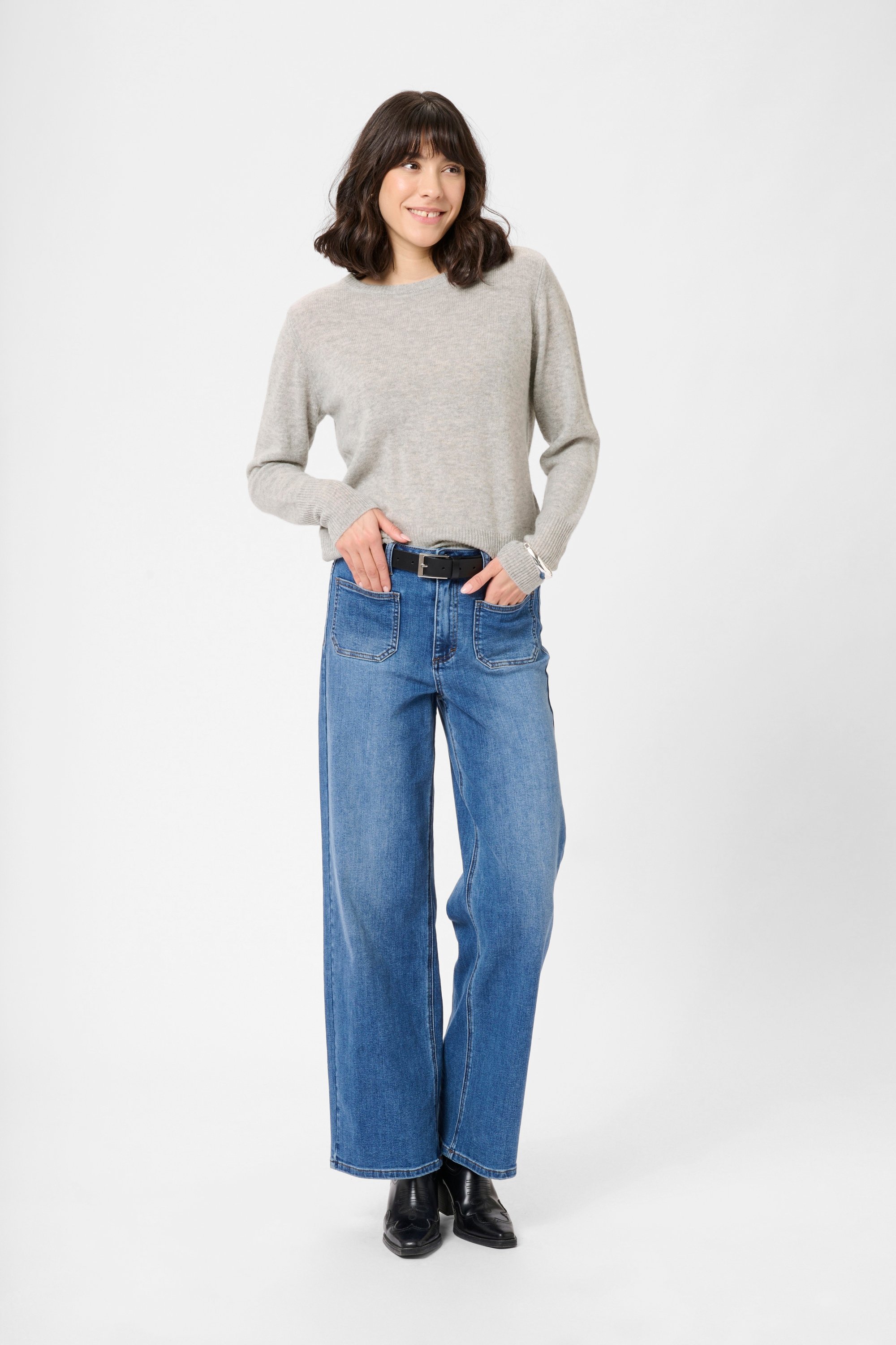 Strickpullover KAcashie Strickpullover Regular fit grey