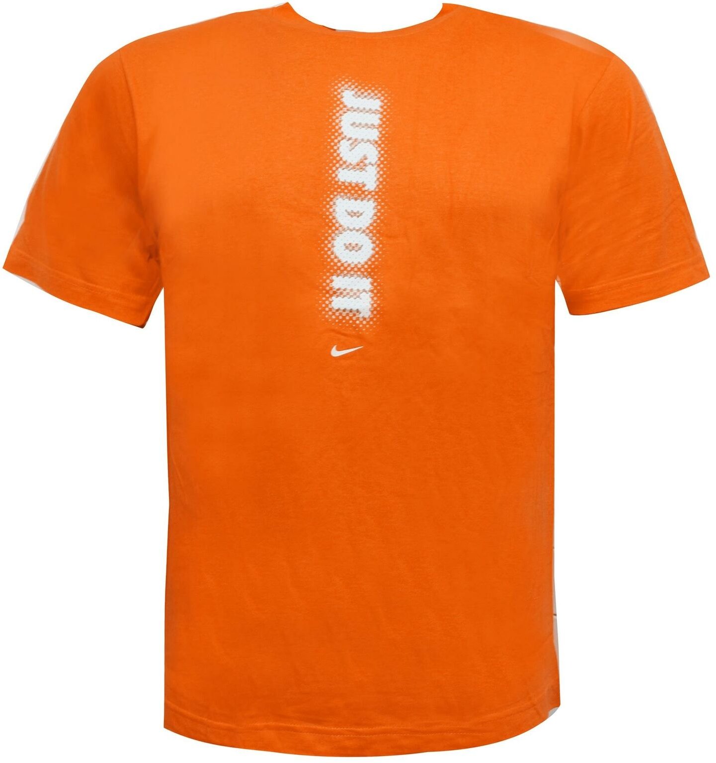 Nike Mens machen es einfach T-Shirt Casual Graphic Top Orange 171925 843 klein