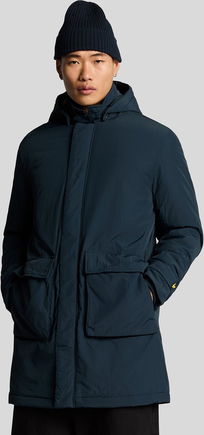 Lyle & Scott Wattierter Parka - Marineblau