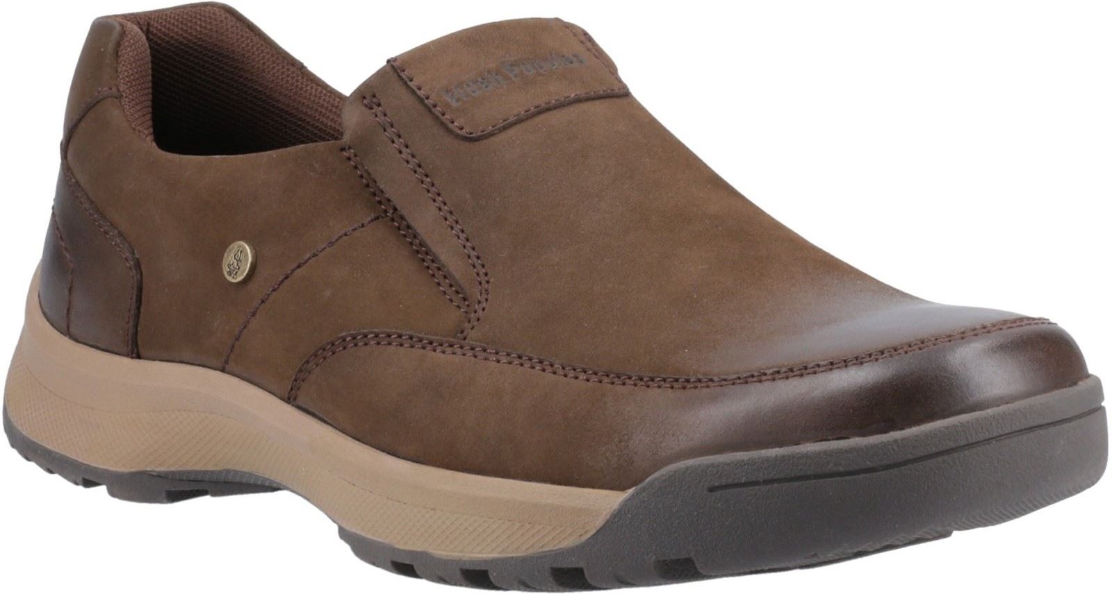 Thumbnail - Hush Puppies Vaun Leder Herren Braun Slipper
