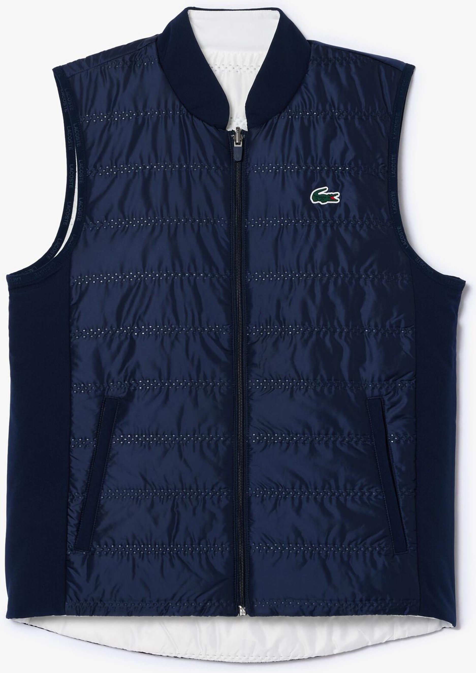 Lacoste - Weste für Damen, Durchgehender Reißverschluss (Marine)