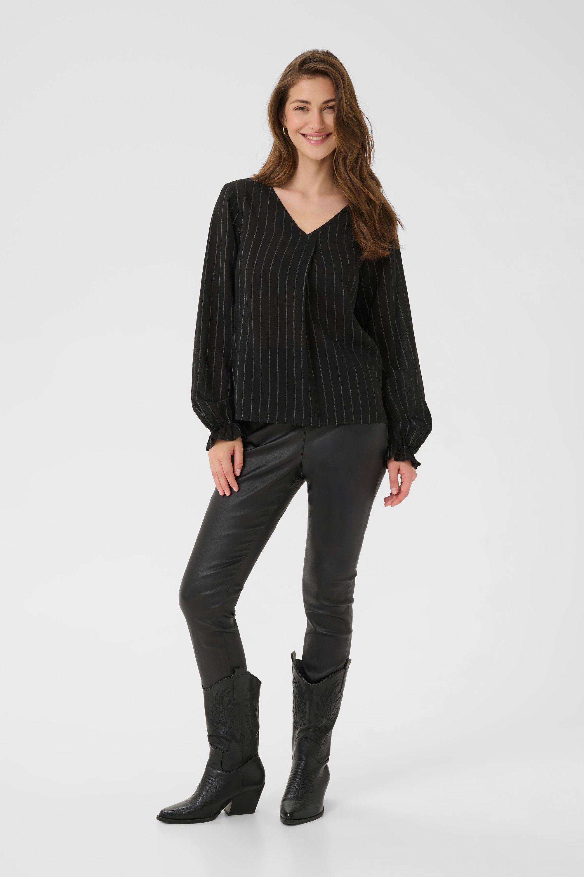 Langarm-Bluse CRBetina Regular fit black