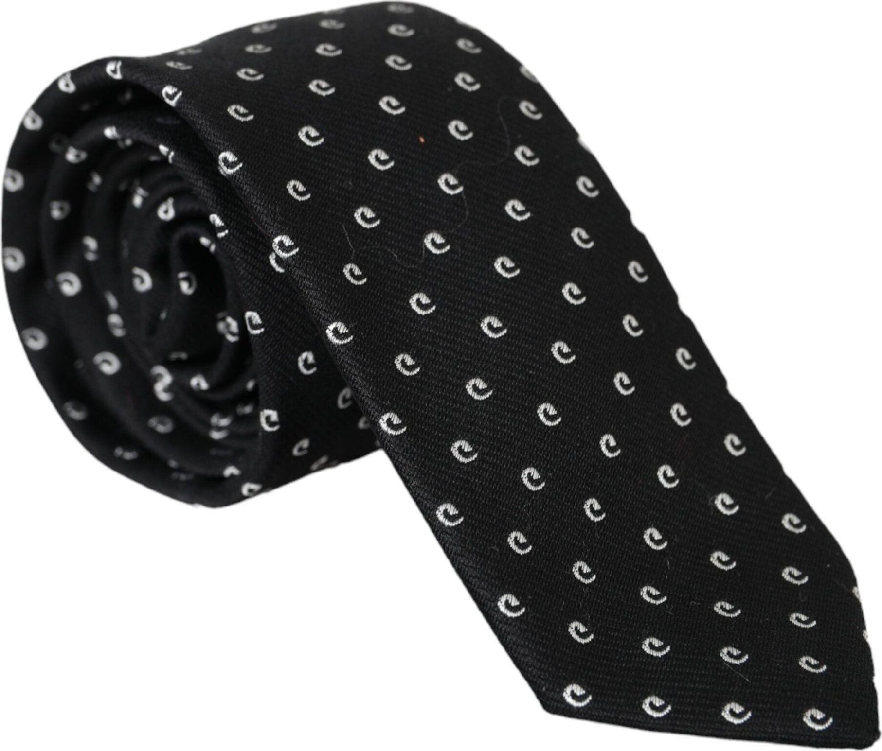 Dolce Gabbana Schwarze und Weiße Krawatte