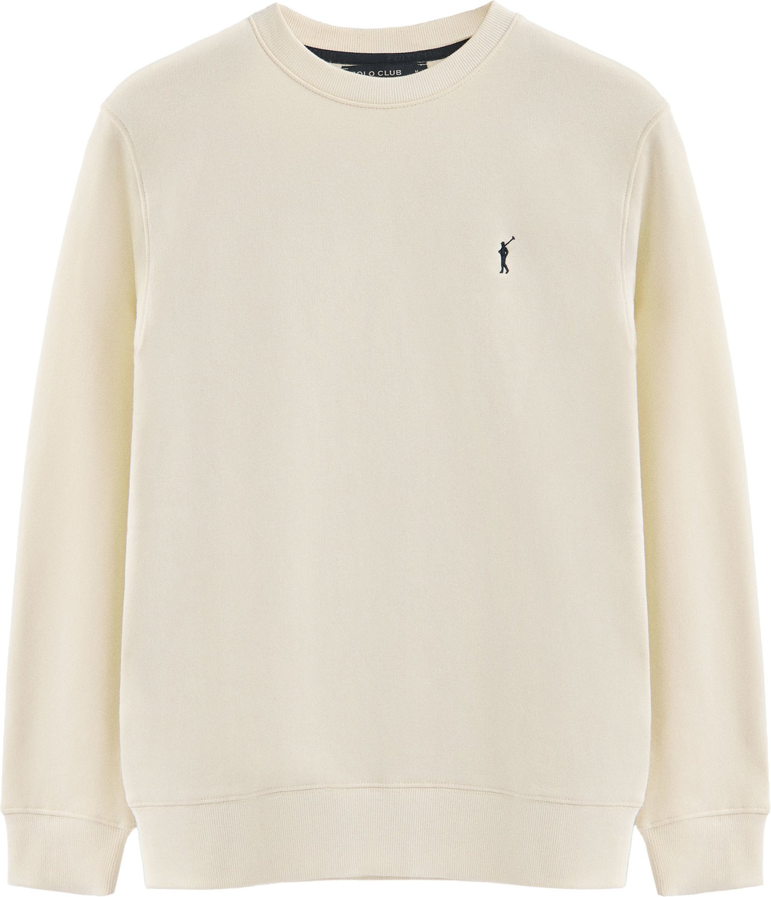 Sweatshirt ecru im Relaxed Fit mit Rigby Go-Logo