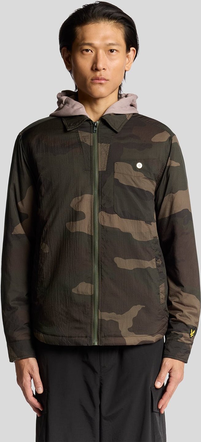 Lyle & Scott Camouflage Isoliertes Überhemd - Grau