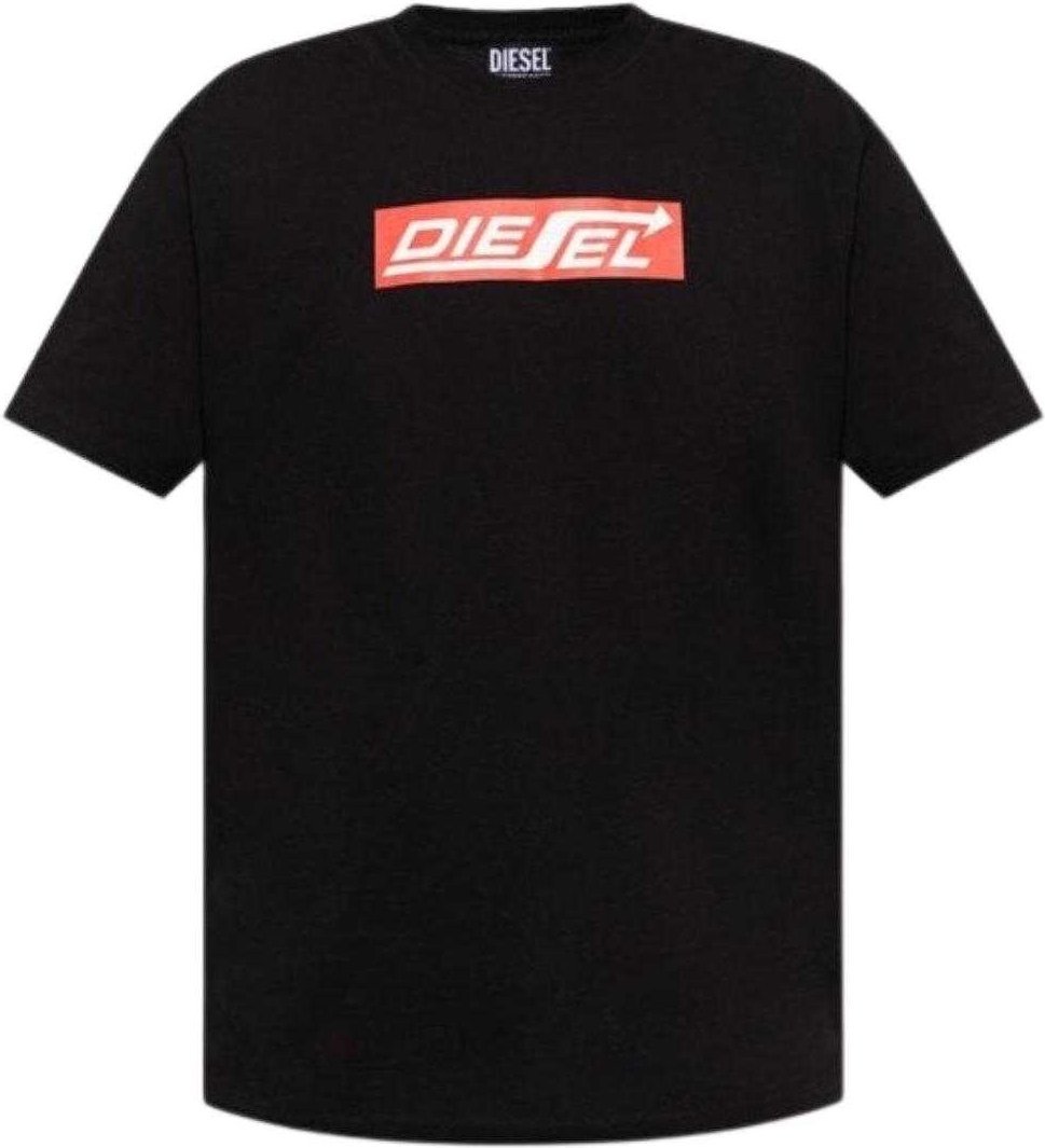 Diesel Unisex Erwachsene Pfeil-Logo T-Shirt (Schwarz)
