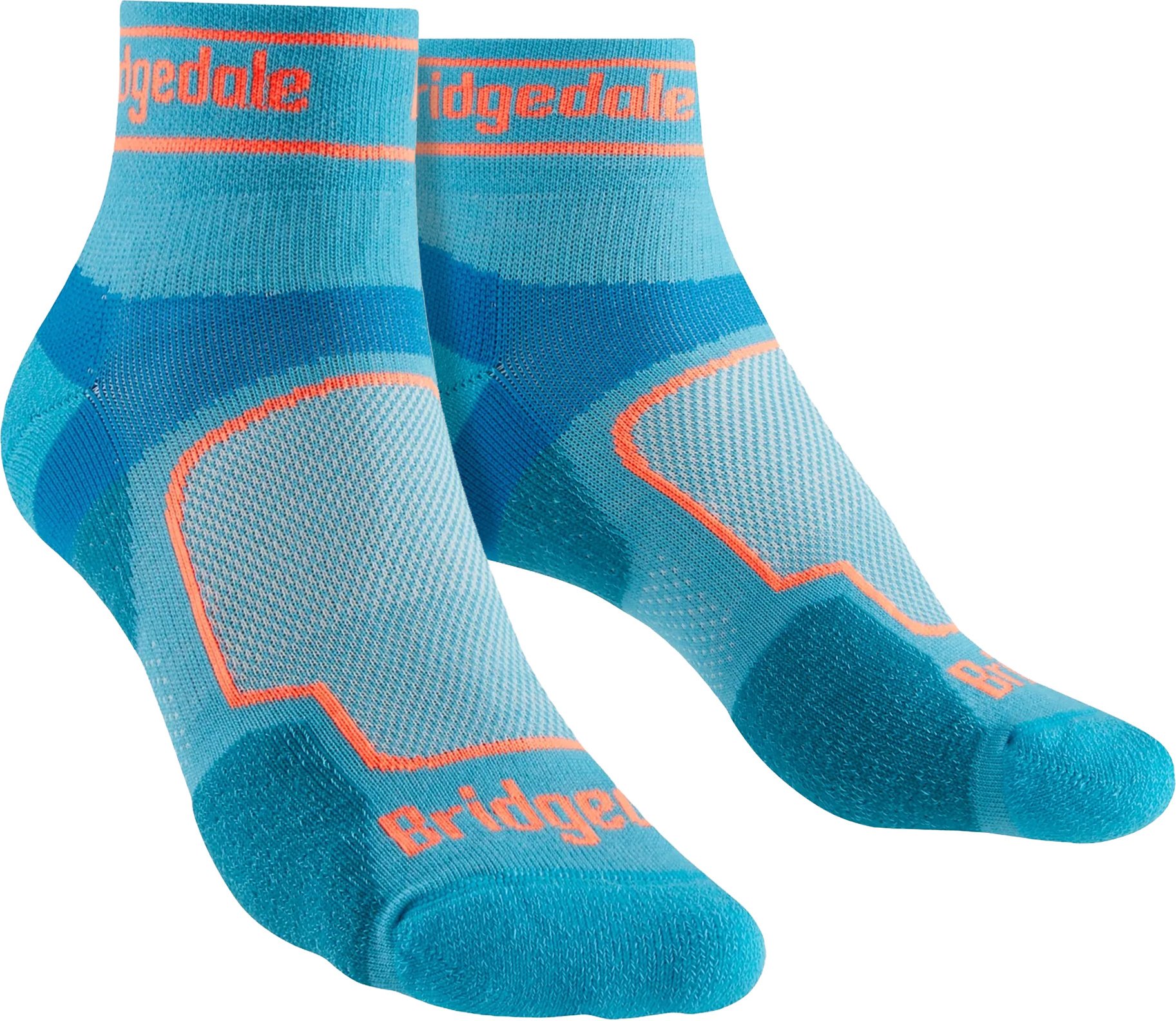 Bridgedale - Womens Running Ultralight Sport Low Socks- Blau