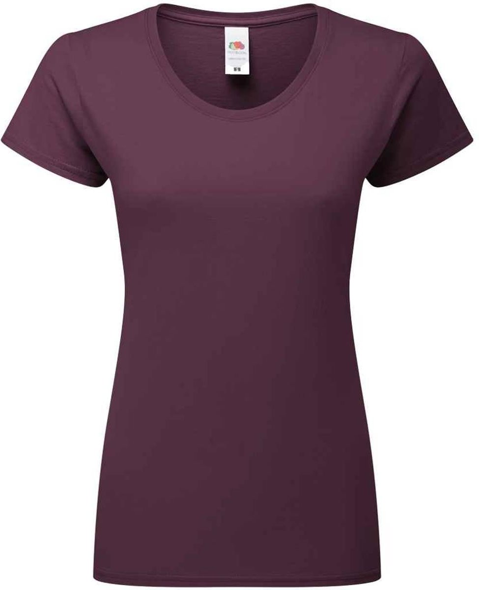 Fruit of the Loom - "Iconic" T-Shirt für Herren (Dunkles Pflaumenblau)