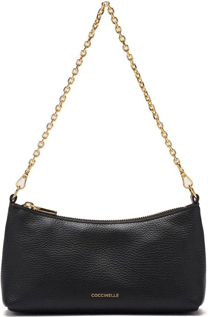 Coccinelle Aura Mini Tasche aus genarbtem Leder