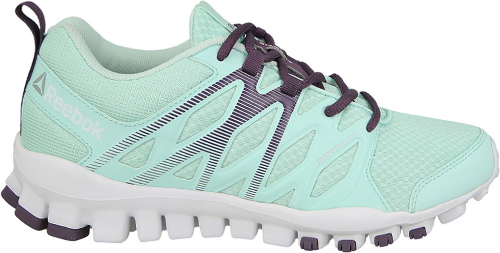 Reebok Realflex Zug 4.0 Schnürhalter-up Grüne Synthetische Womens Trainer BD5059