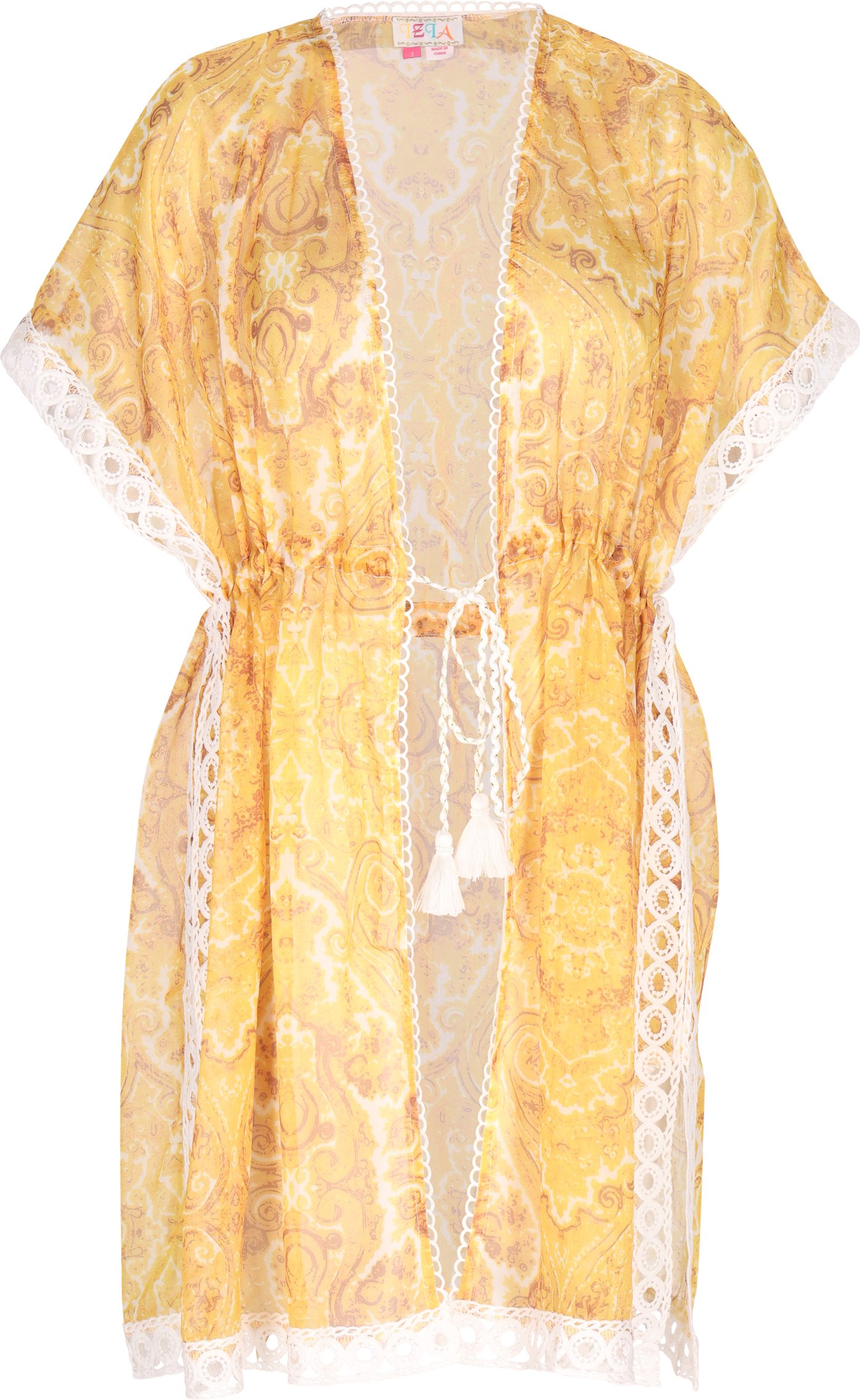 IZIA Kimono Damen gelb