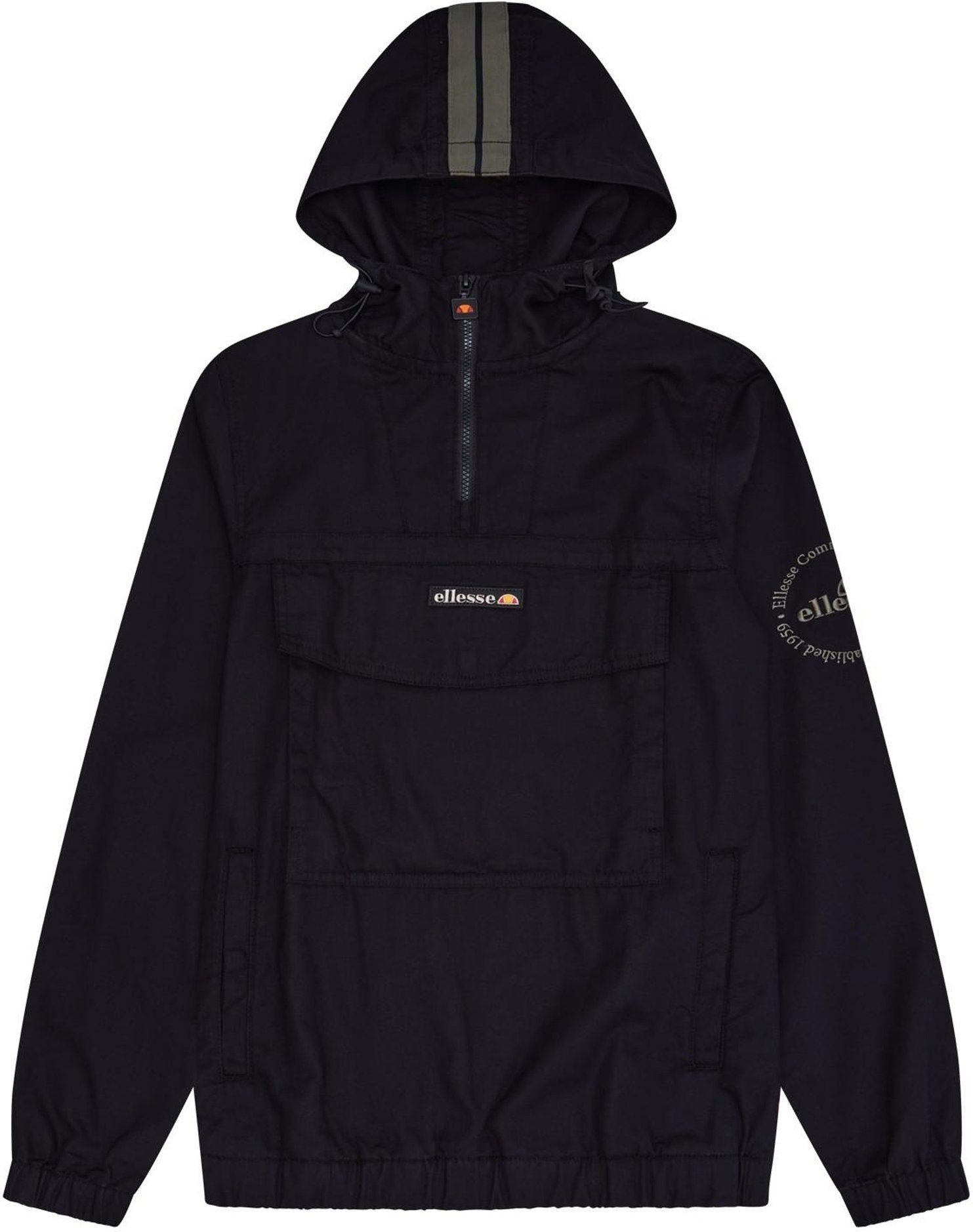 Ellesse - "Cologne" Jacke für Herren/Damen Unisex, Über den Kopf (Schwarz)