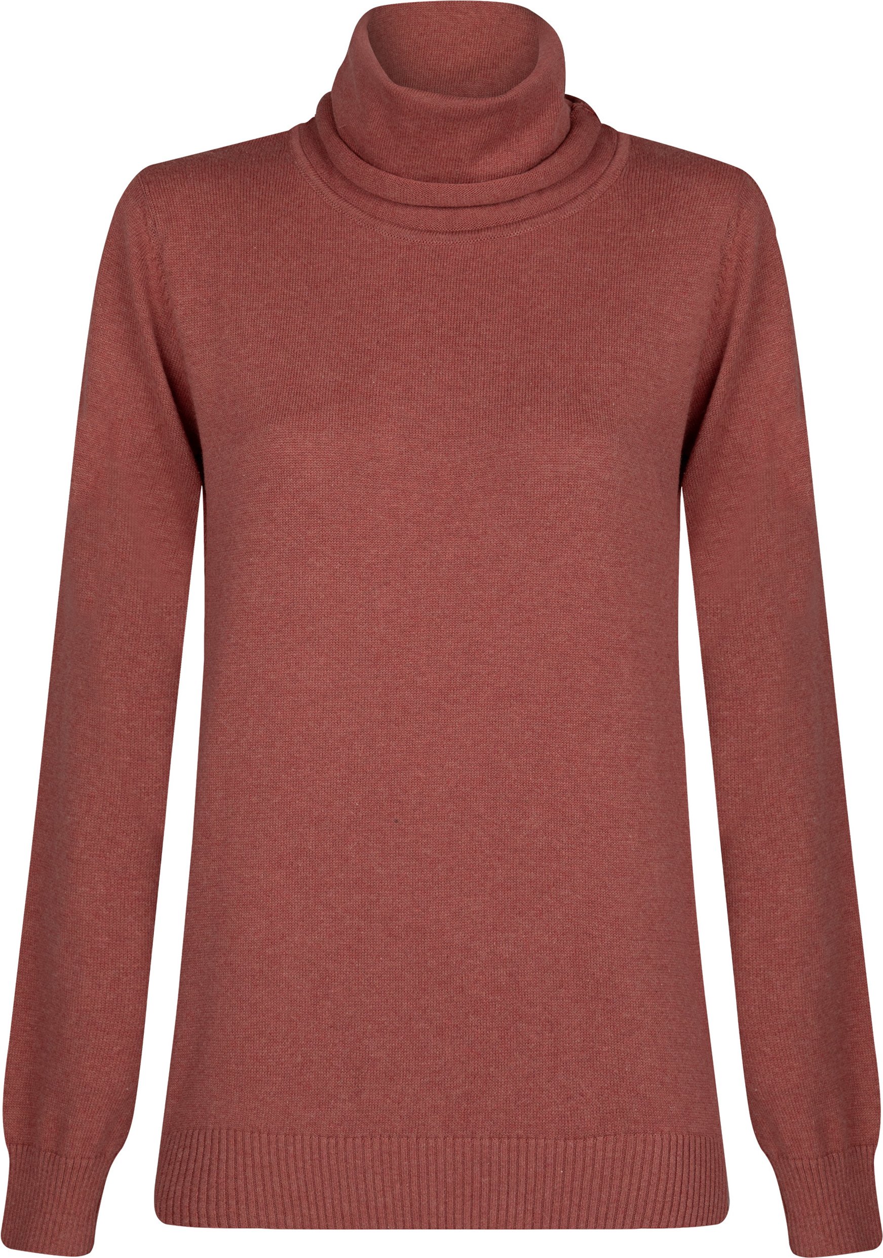 Feinstrick Zopfmuster Rollkragen Pullover Sophia