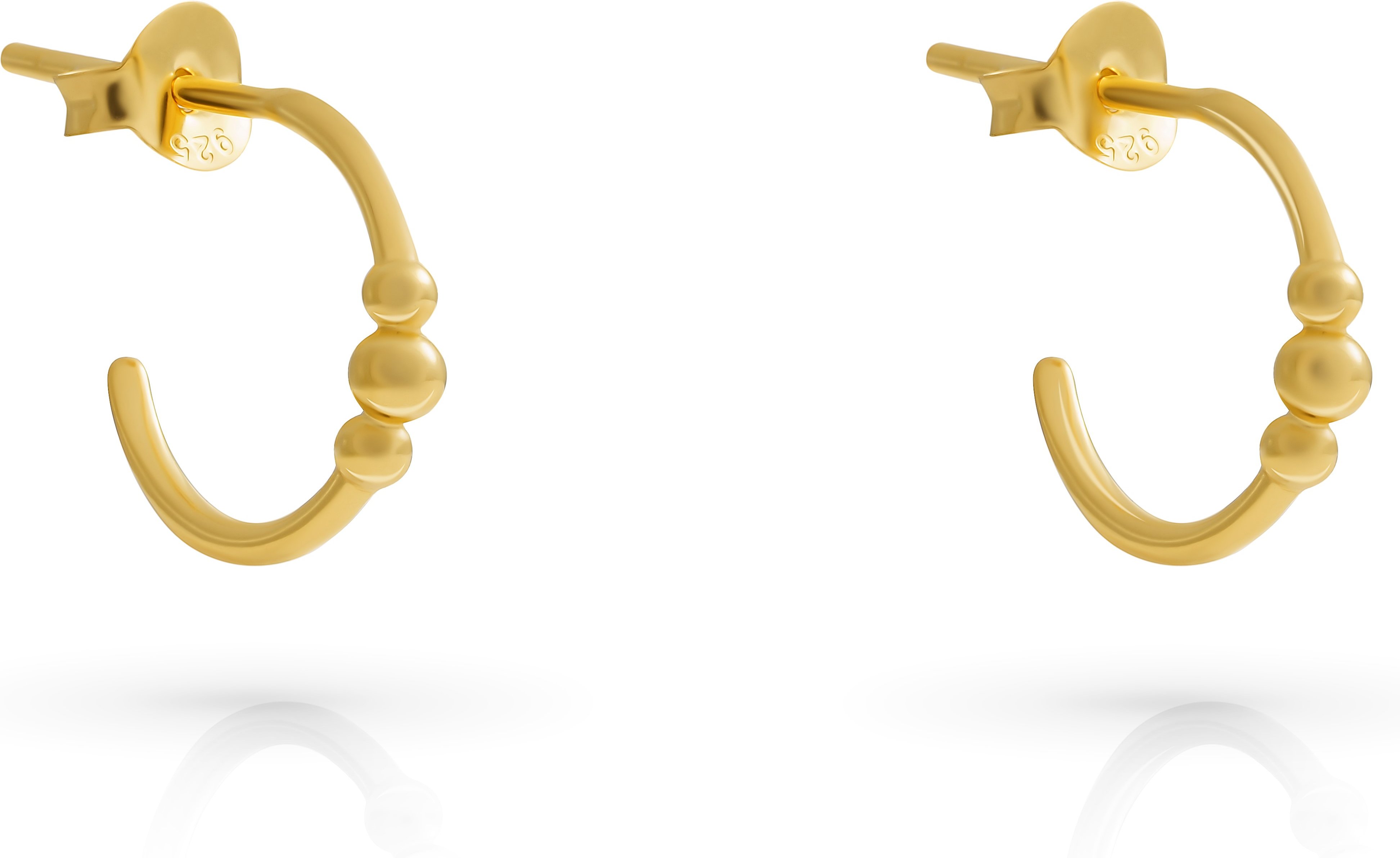 Orphelia 'Chloe' Creolen für Damen aus 925er Sterlingsilber - Gold ZO-7555/G