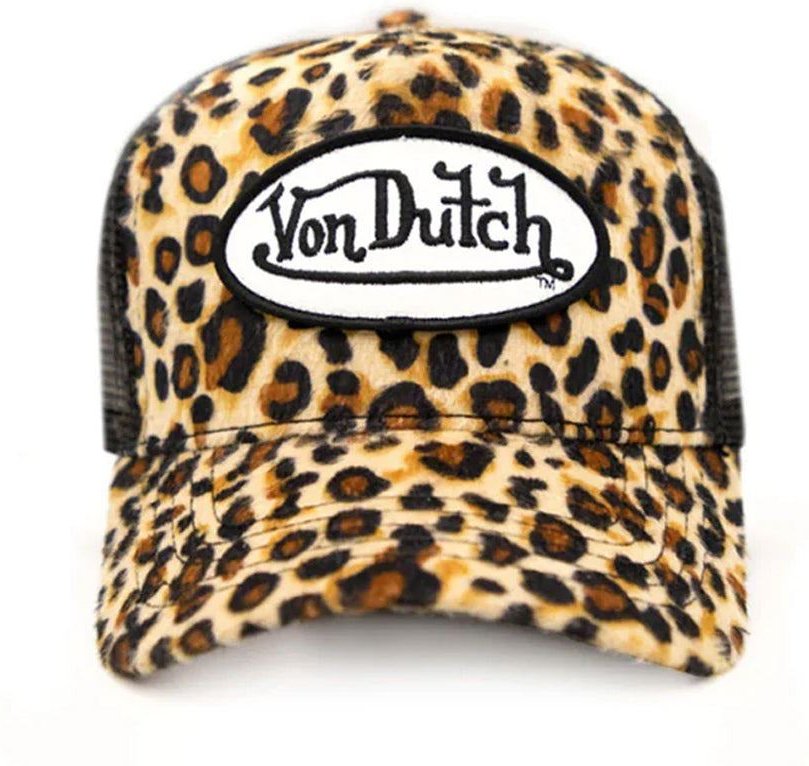 Von Dutch Vanimal Trucker Leopard Mützen