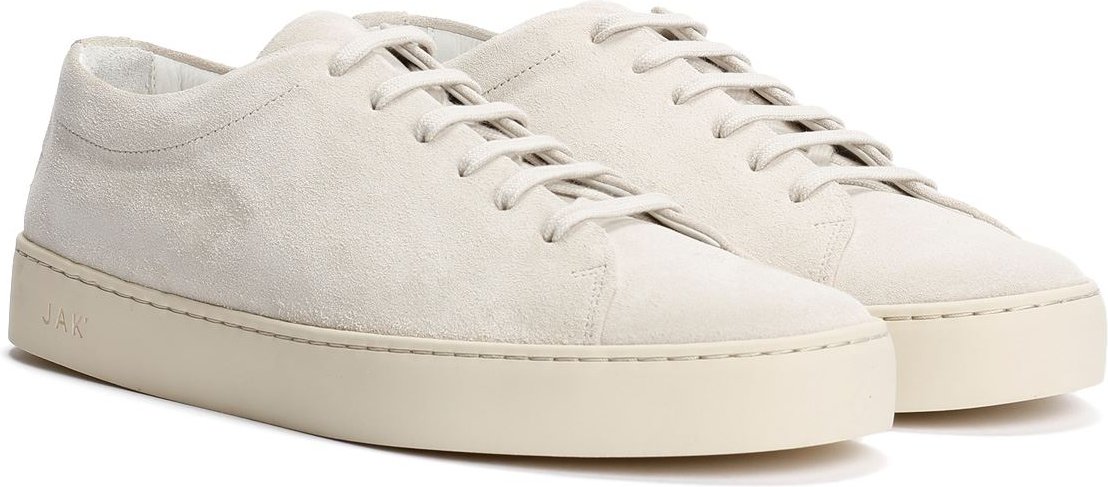 JAK Royal SD Herren Sneaker Aus Weißem Wildleder