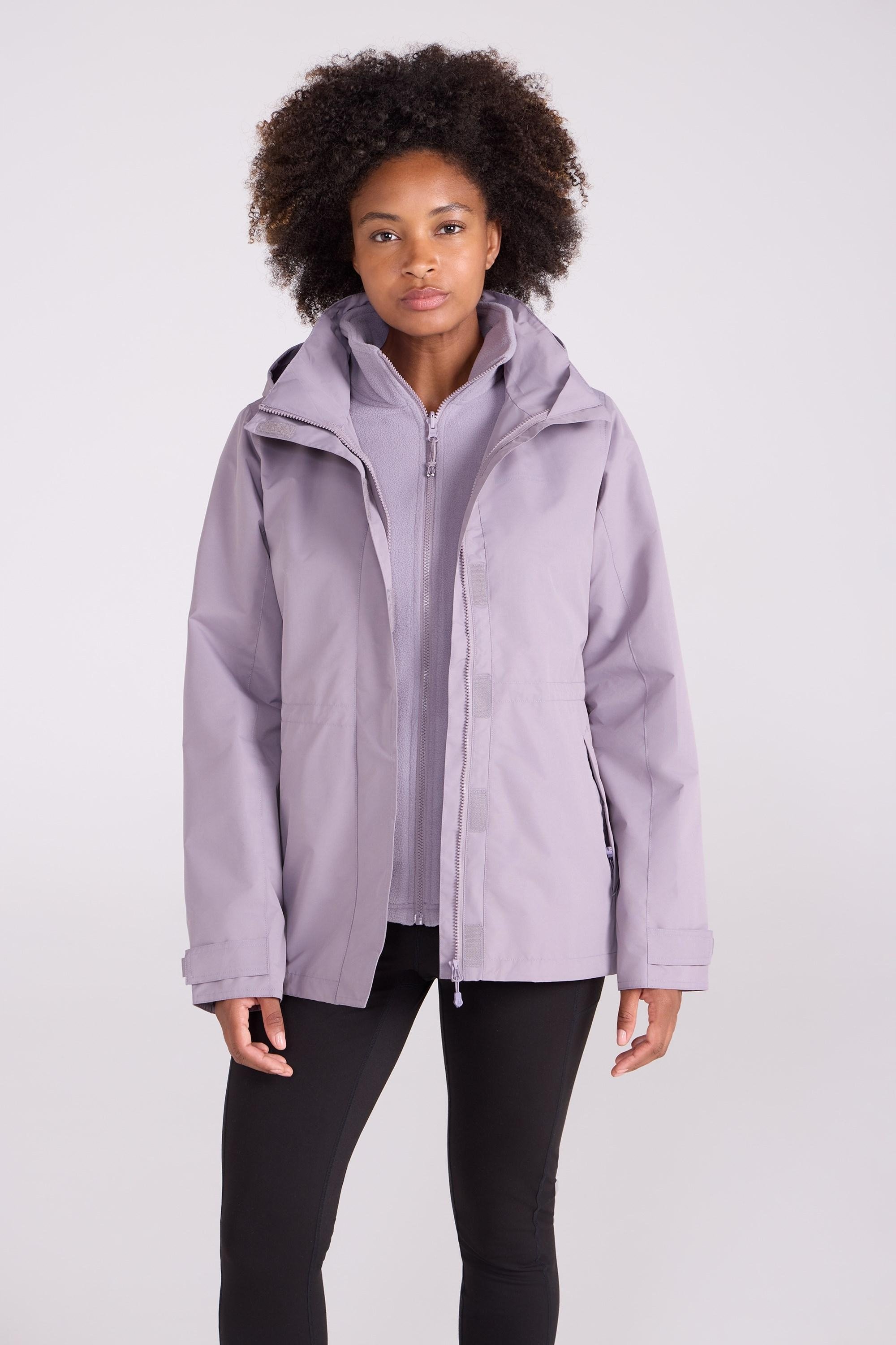 Mountain Warehouse - "Fell II" Jacke 3 in 1 für Damen (dunkellila)