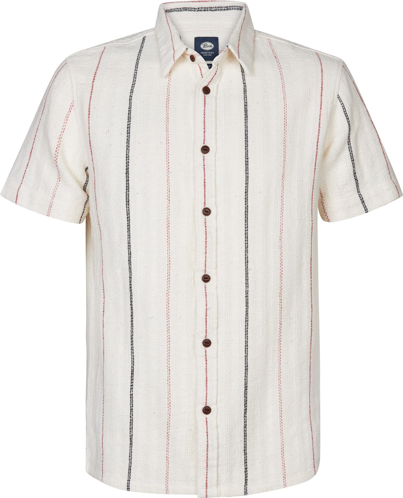 Petrol Industries - Gestreifte Hemd Seaviewbreeze Herren - Weiß