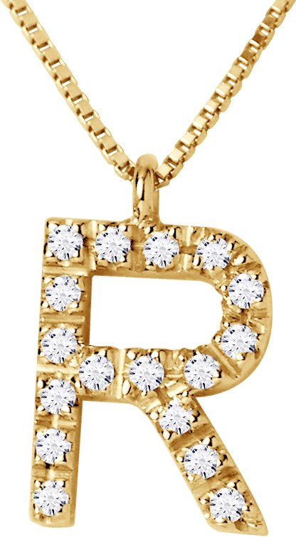 DIADEMA - Halskette mit Diamanten - R - Gelbgold - Chaine Véntienne